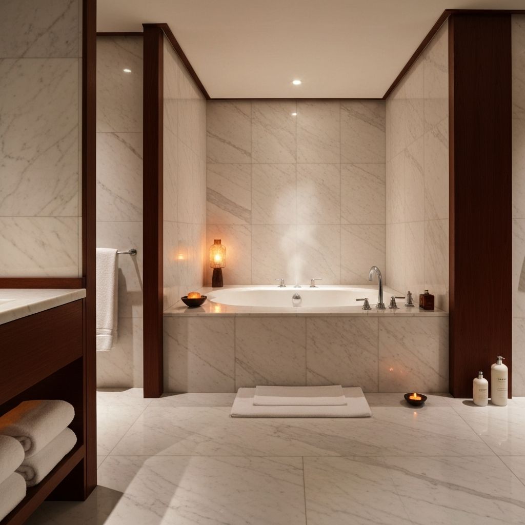 Luxury bathroom remodel showcase